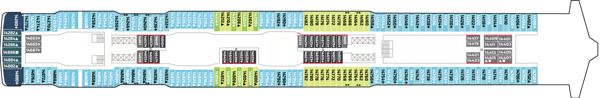 Deck 14 plan
